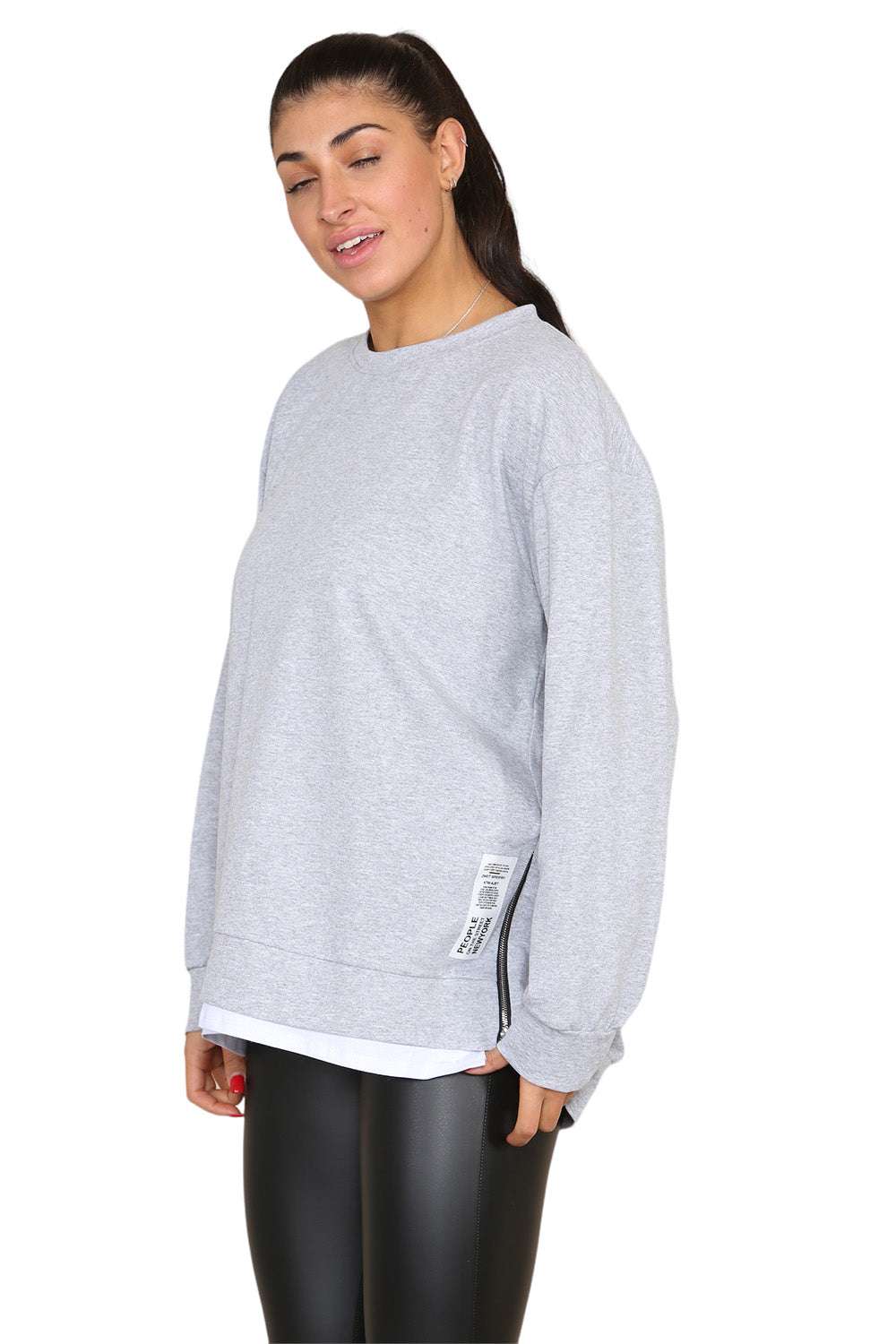 Ladies Side Zip Top - Contemporary Casual Bodysuit