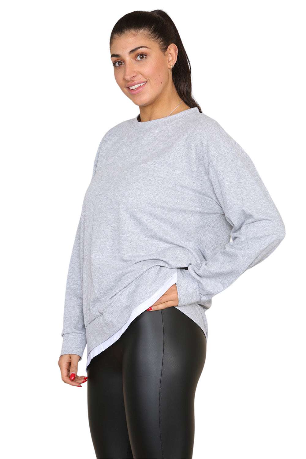 Ladies Side Zip Top - Contemporary Casual Bodysuit