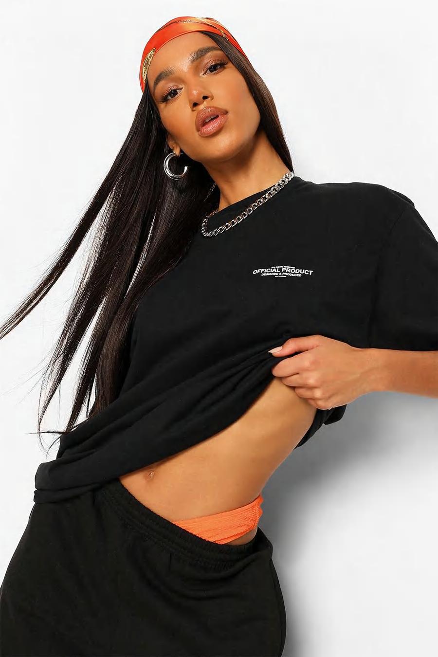 Ladies Oversized Limited Edition Short Sleeve T-Shirt Top