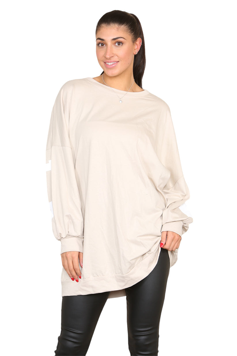 Ladies Buffalo Slogan Oversized Jumper Dress - Statement Print