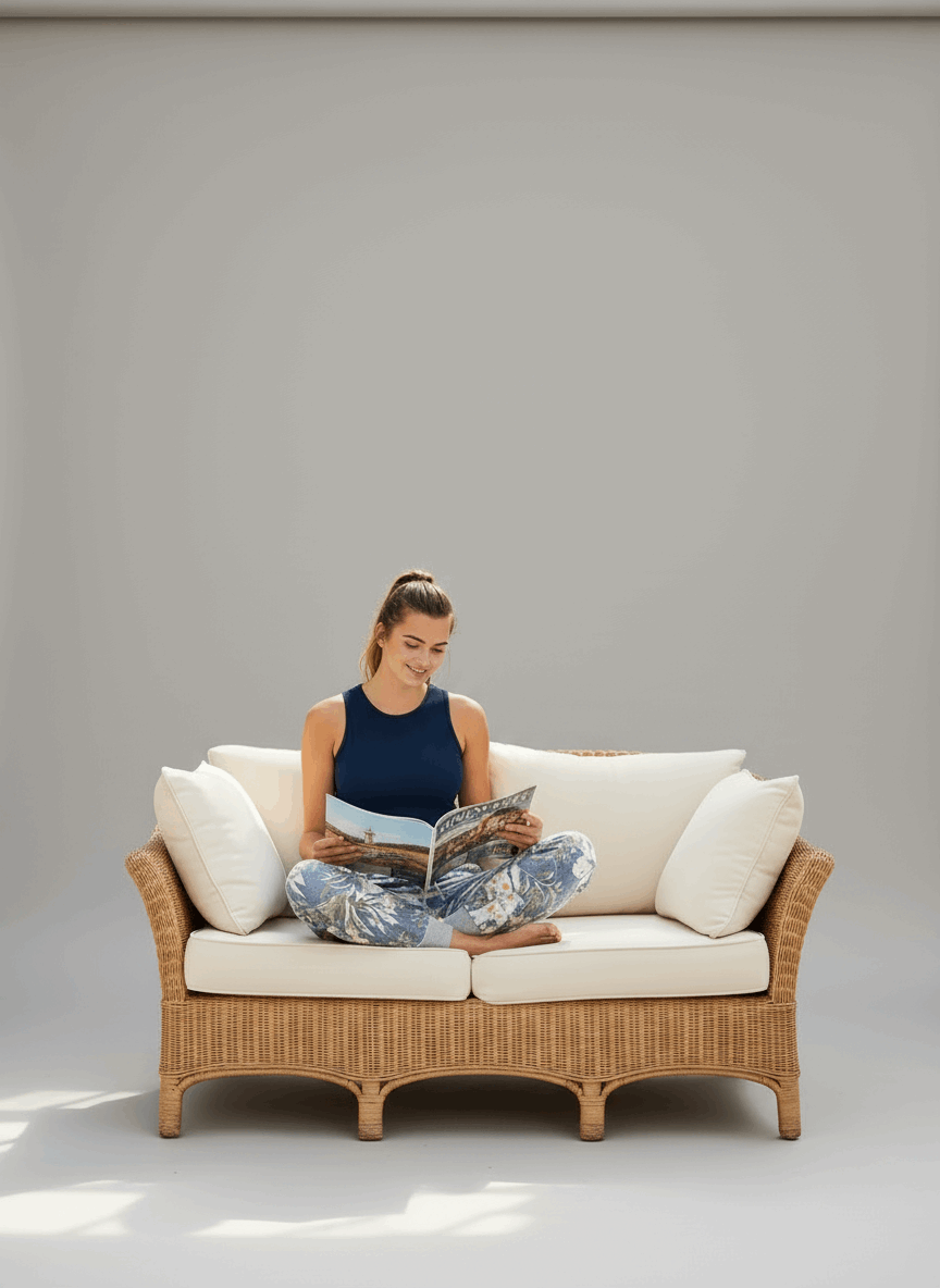 Light jungle joggers studio