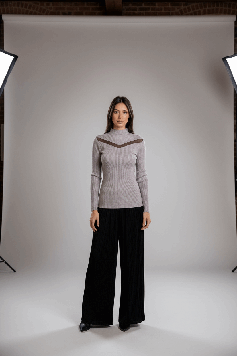 Snake print jumper front - studio